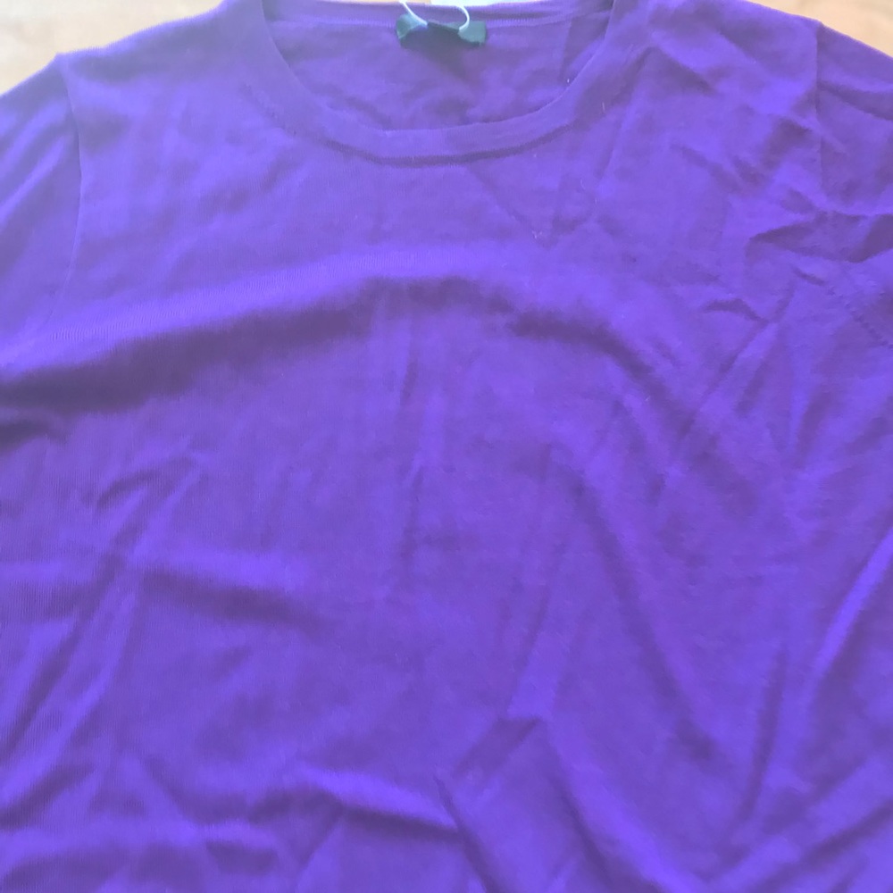 NWT J.Crew Margot sweater. Size XL. Dark grape